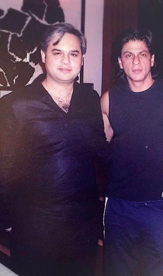 Asim Qureshi with SRK at his residence in Mannat Mumbai