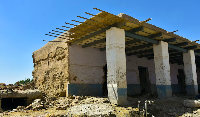 Pakistan Floods a house in quetta